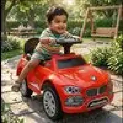 Baby Car BMW কিডস রাইড -পুশ কার