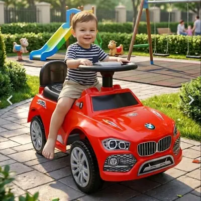 Baby Car BMW কিডস রাইড -পুশ কার