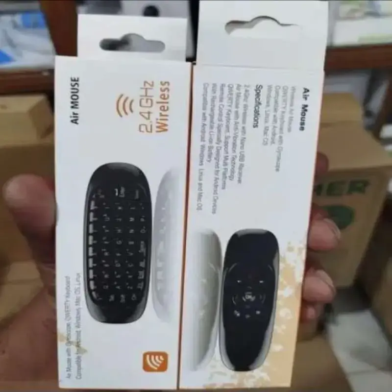 Wireless Rechargeable Air Mouse TV Remote - Original ৳1200 ৳849